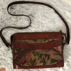 Vintage Brahmin Tapestry Bag